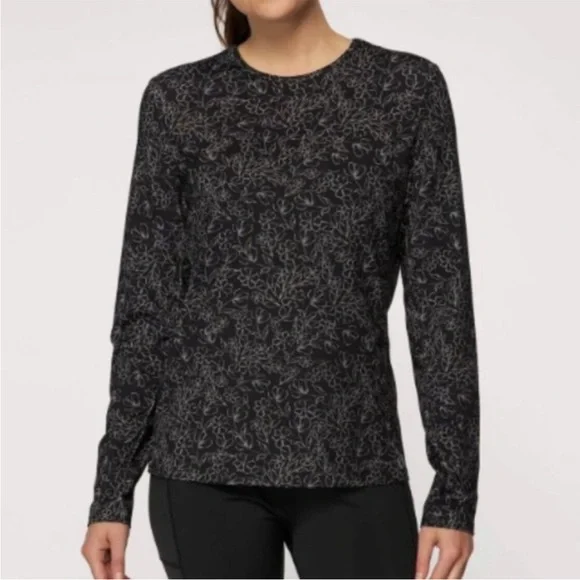 •Hang Ten• Ladies Long Sleeve Floral Sun Protection Top - Size Small - Picture 3 of 8